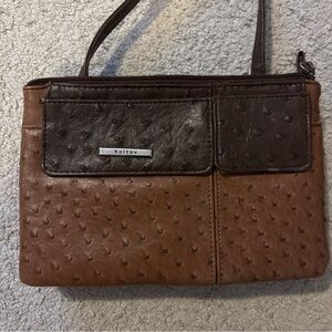 Koltov Brown Ostrich Purse